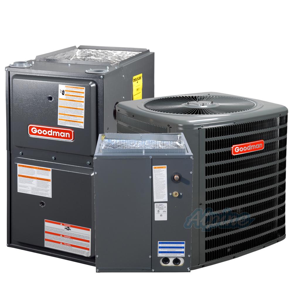 Goodman GSX140361-GMSS960804CN-CAPF3642C6 3 Ton 14 SEER 96